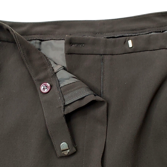 Tahari by Arthur S. Levine Women’s Chocolate Brown 2-Piece Pantsuit Set Size 10P - Picture 11 of 16